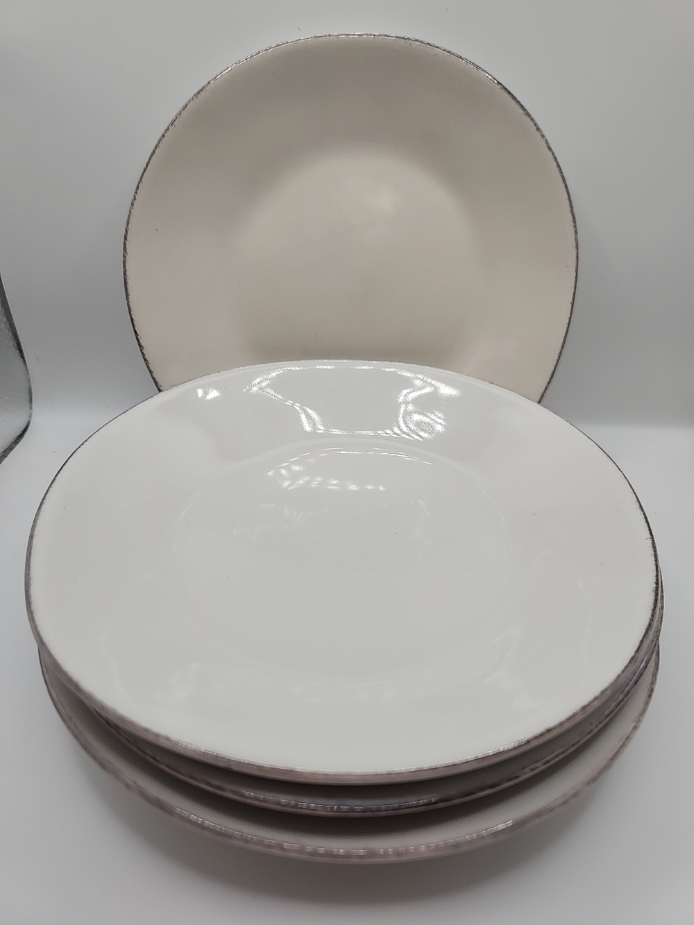 Crate & Barrel Marin White Appetizer Plate - Picture 3 of 12
